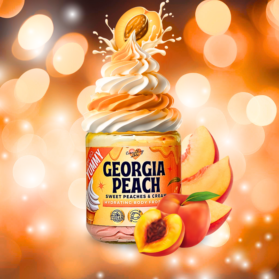 Georgia Peach Body Butter (Juicy Peaches, Warm Vanilla Cinnamon)