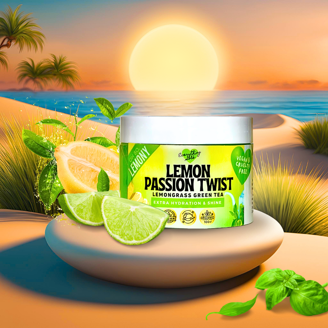 Lemon Passion Twist Sugar Scrub for Rough Dry Skin