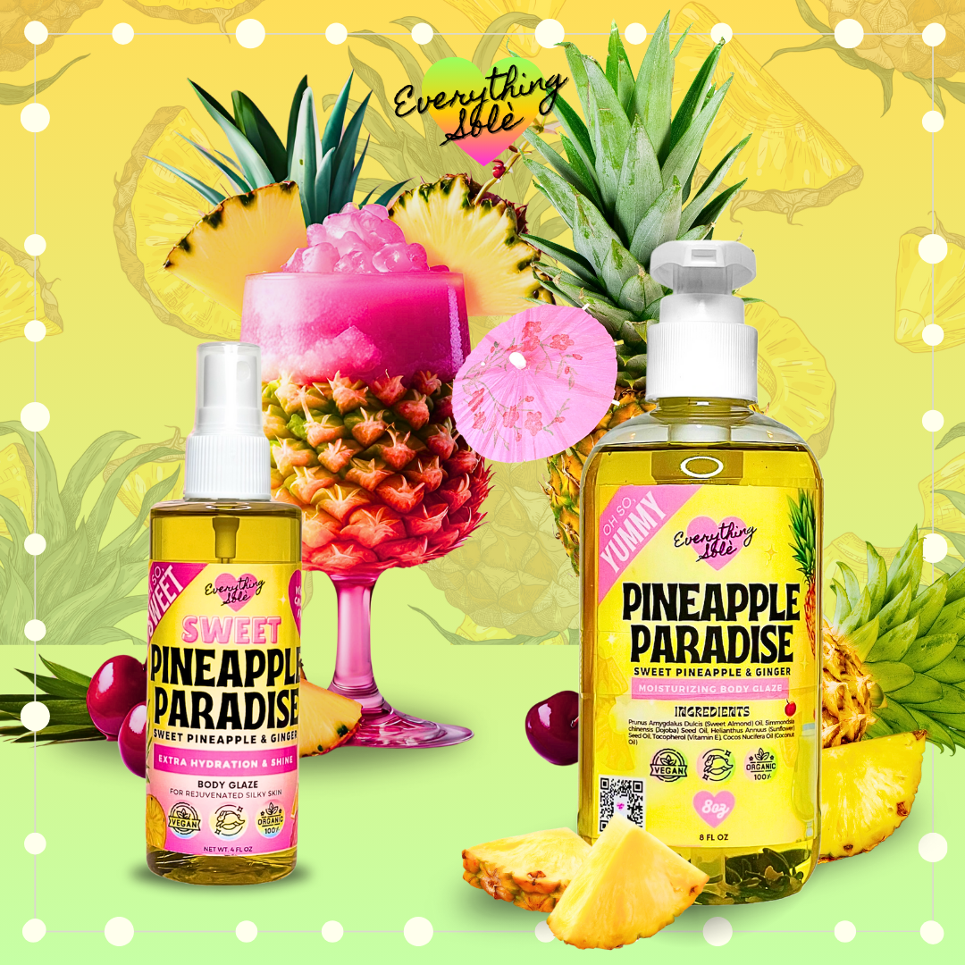 Pineapple Paradise Body Oil (Sweet Pineapple and Ginger Scent)
