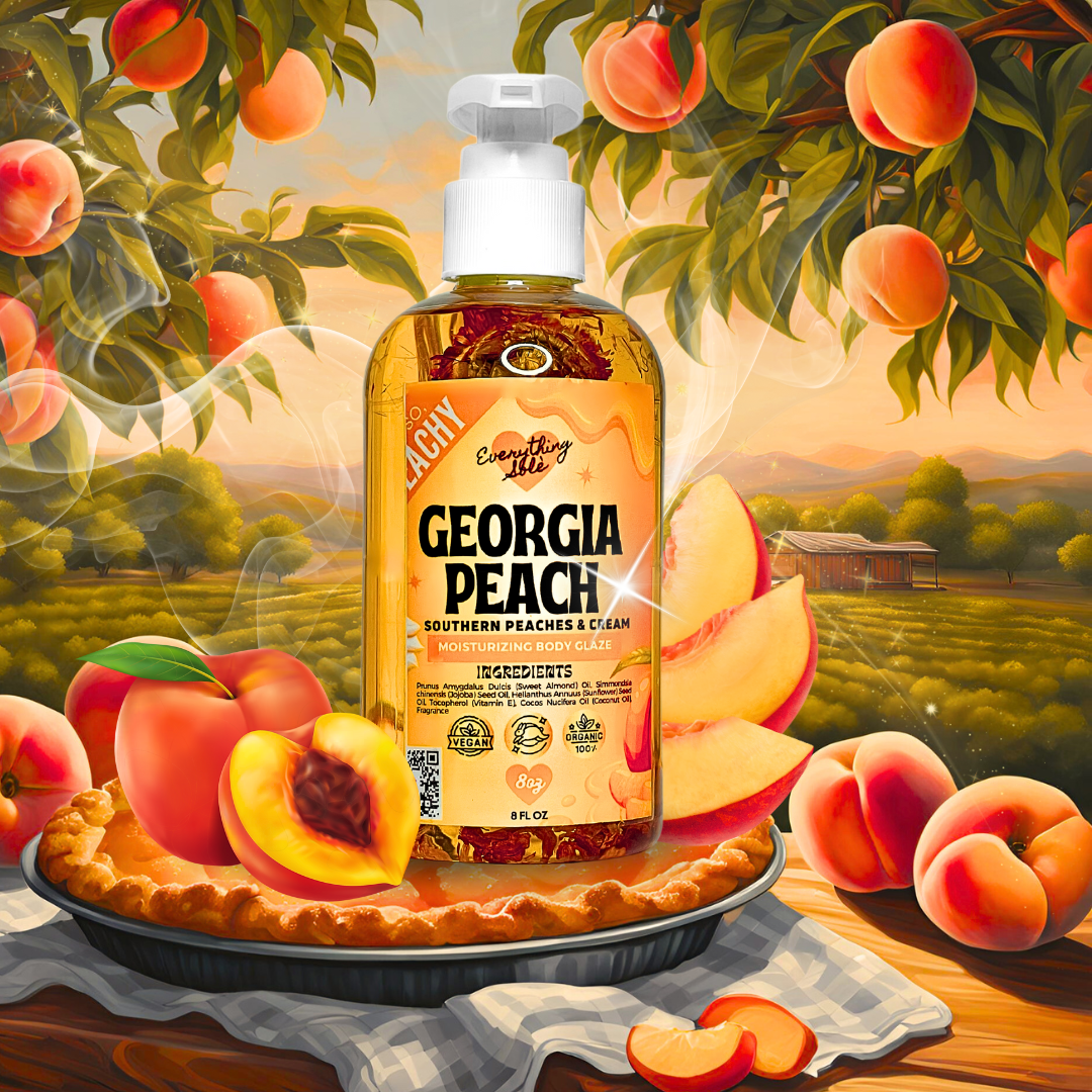Georgia Peach Body Oil (Sweet Peaches and Brown Sugar Scent)