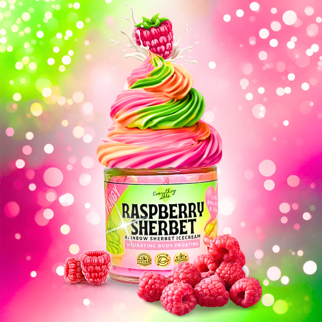 Raspberry Sherbert Body Butter (Raspberry, Citrus Orange and Lime Scent)