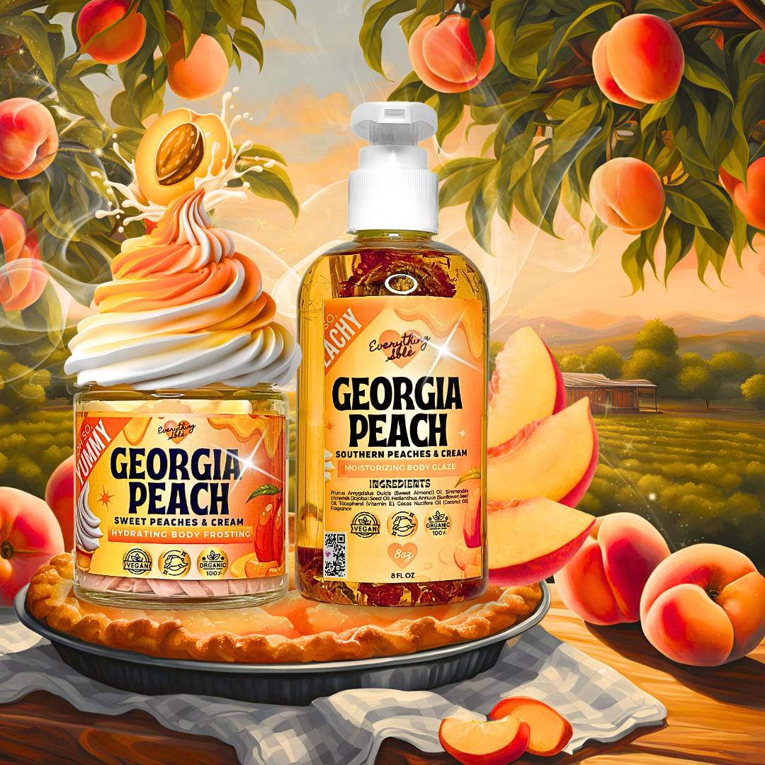 Georgia Peach Body Oil (Sweet Peaches and Brown Sugar Scent)