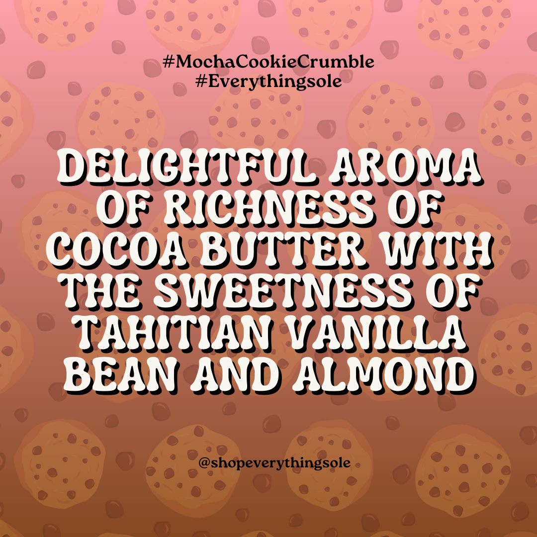 Mocha Cookie Crumble Body Butter (Tahitian Vanilla, Cocoa Butter and Almond Scent)