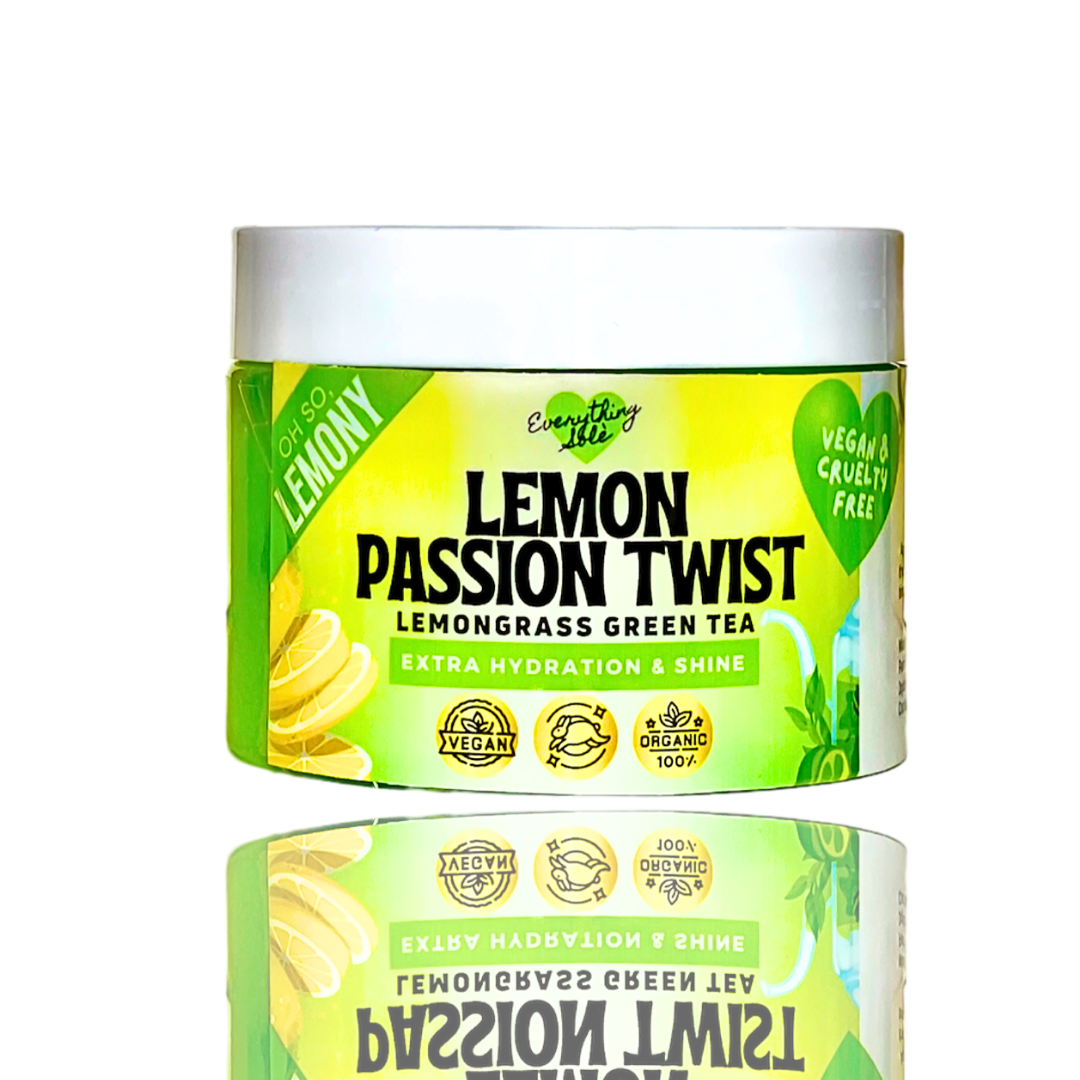 Lemon Passion Twist Sugar Scrub for Rough Dry Skin
