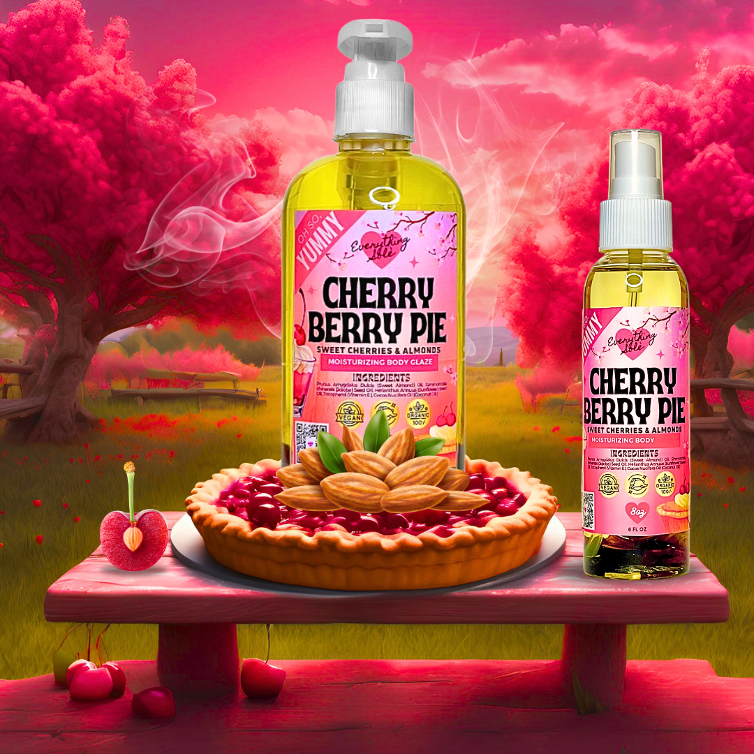 Cherry Berry Pie Body Glaze (Cherry Pie, Almond and Brown Sugar Scent)