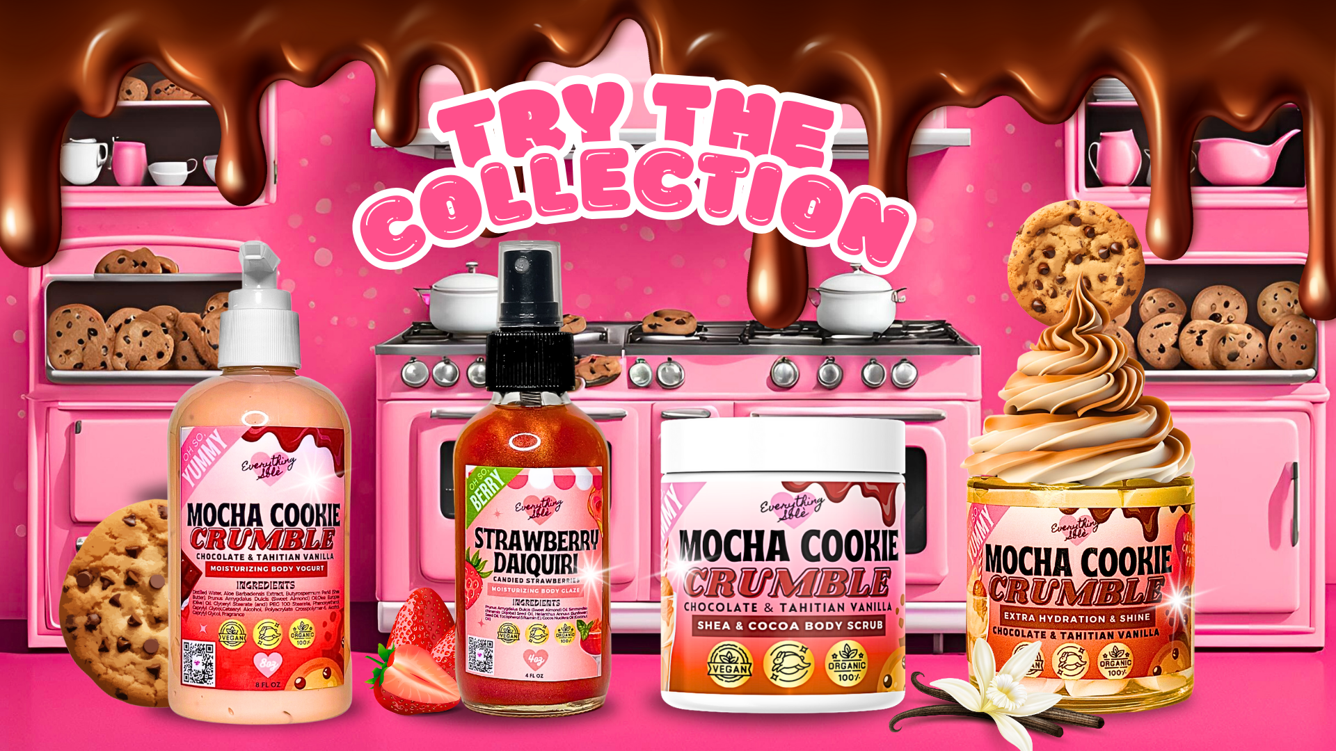 Strawberry Daiquiri Shimmering Body Oil