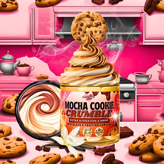 Mocha Cookie Crumble Body Butter (Tahitian Vanilla, Cocoa Butter and Almond Scent)