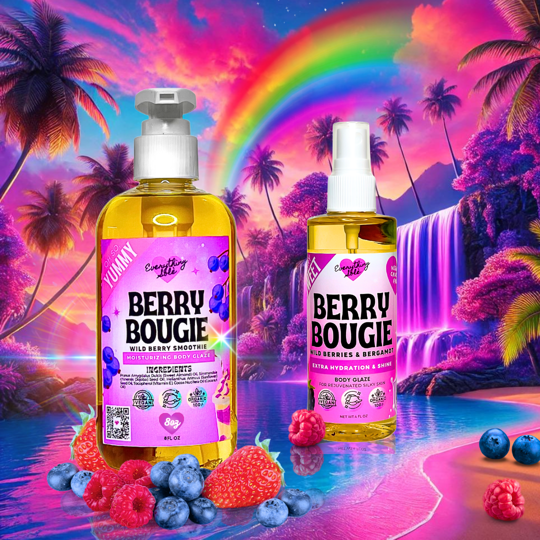 Berry Bougie Body Oil (Mixed Berries and Bergamot Scent)